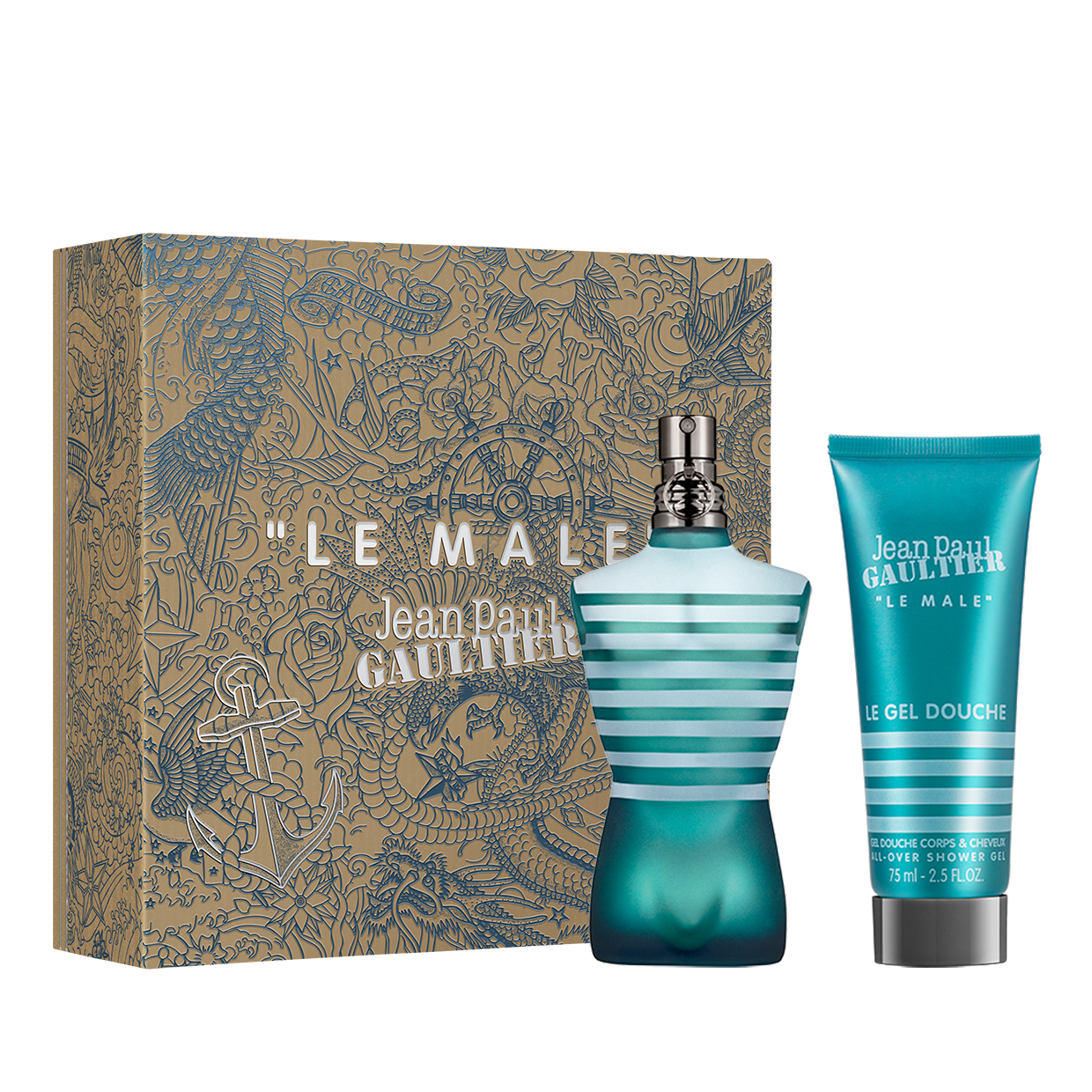 Le Male 75 ml and Shower Gel 75 ml