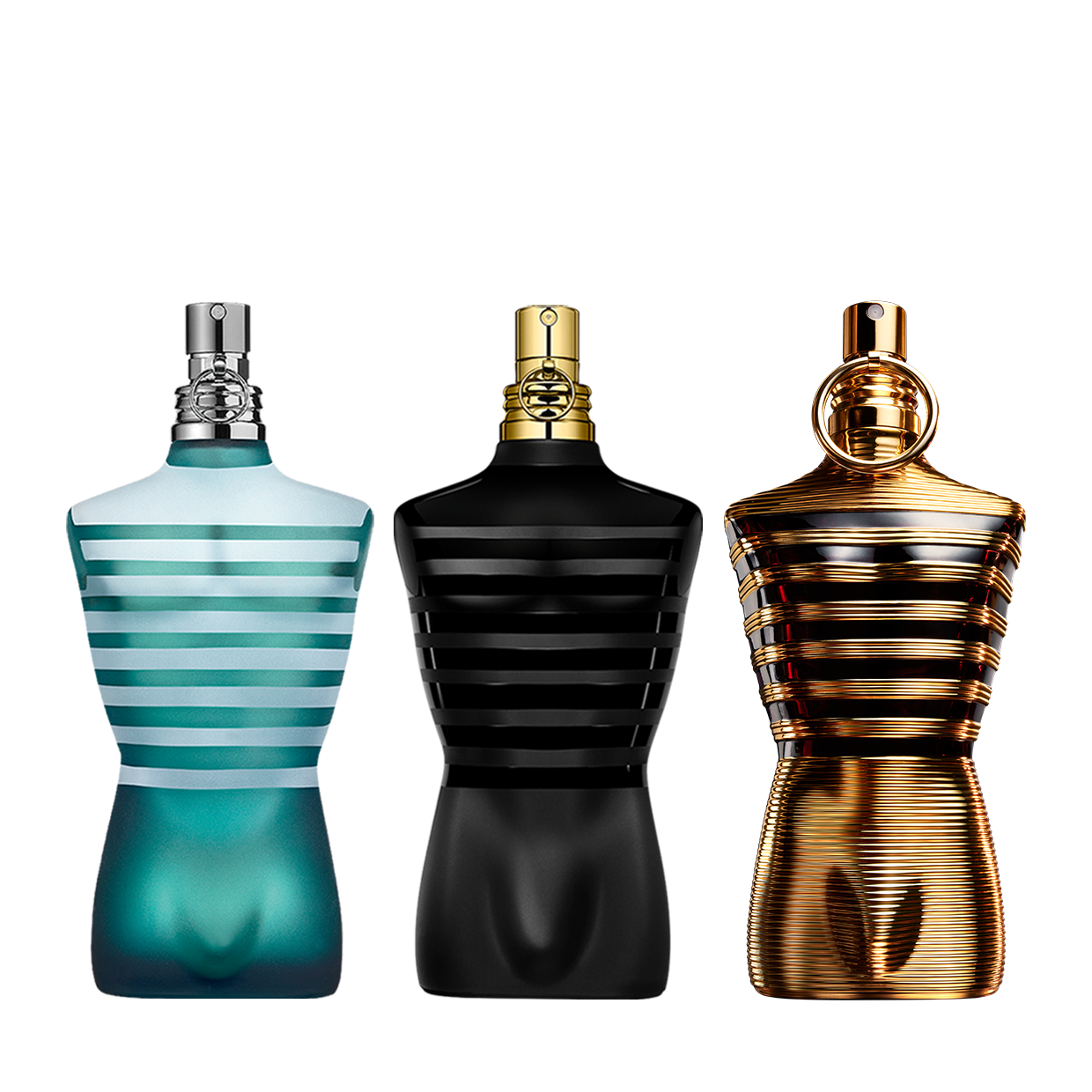 Trio Le Male, Le Male Le Parfum y Le Male Elixir