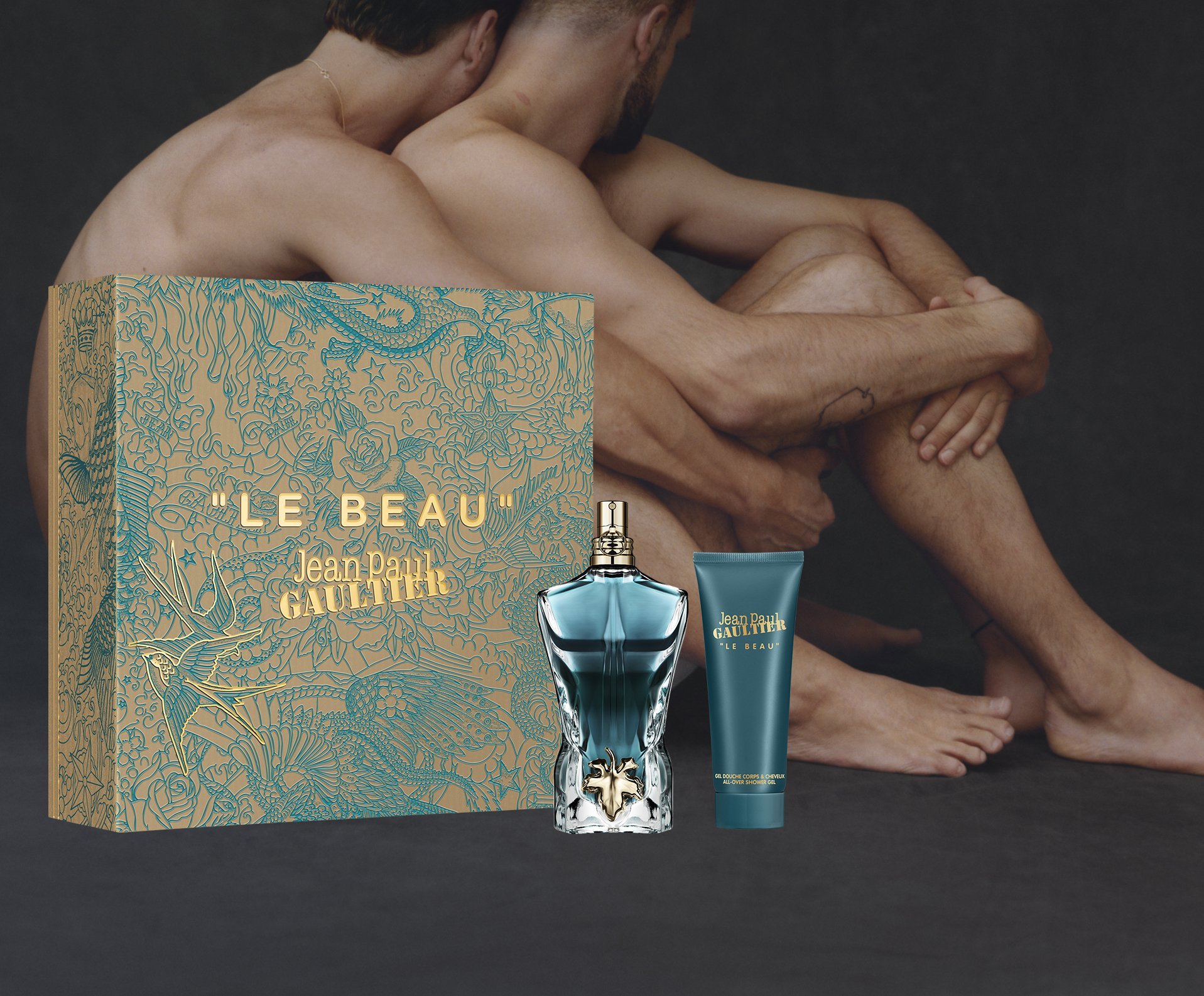 valentine's day gift set le beau and shower gel